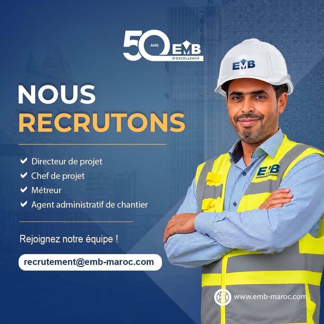 EMB Maroc recrute
