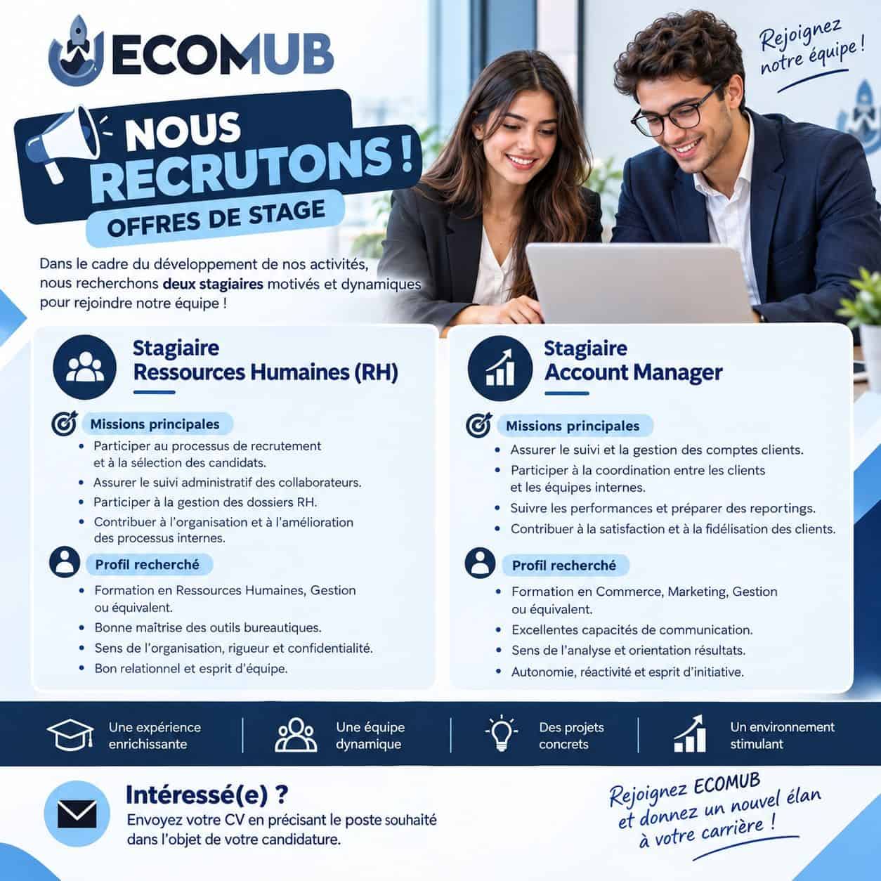 Ecomub recrute