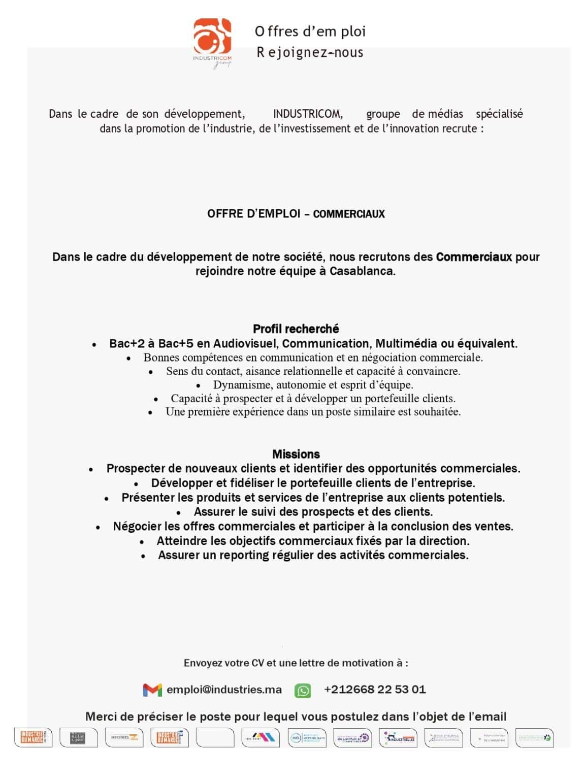 INDUSTRICOM Group recrute