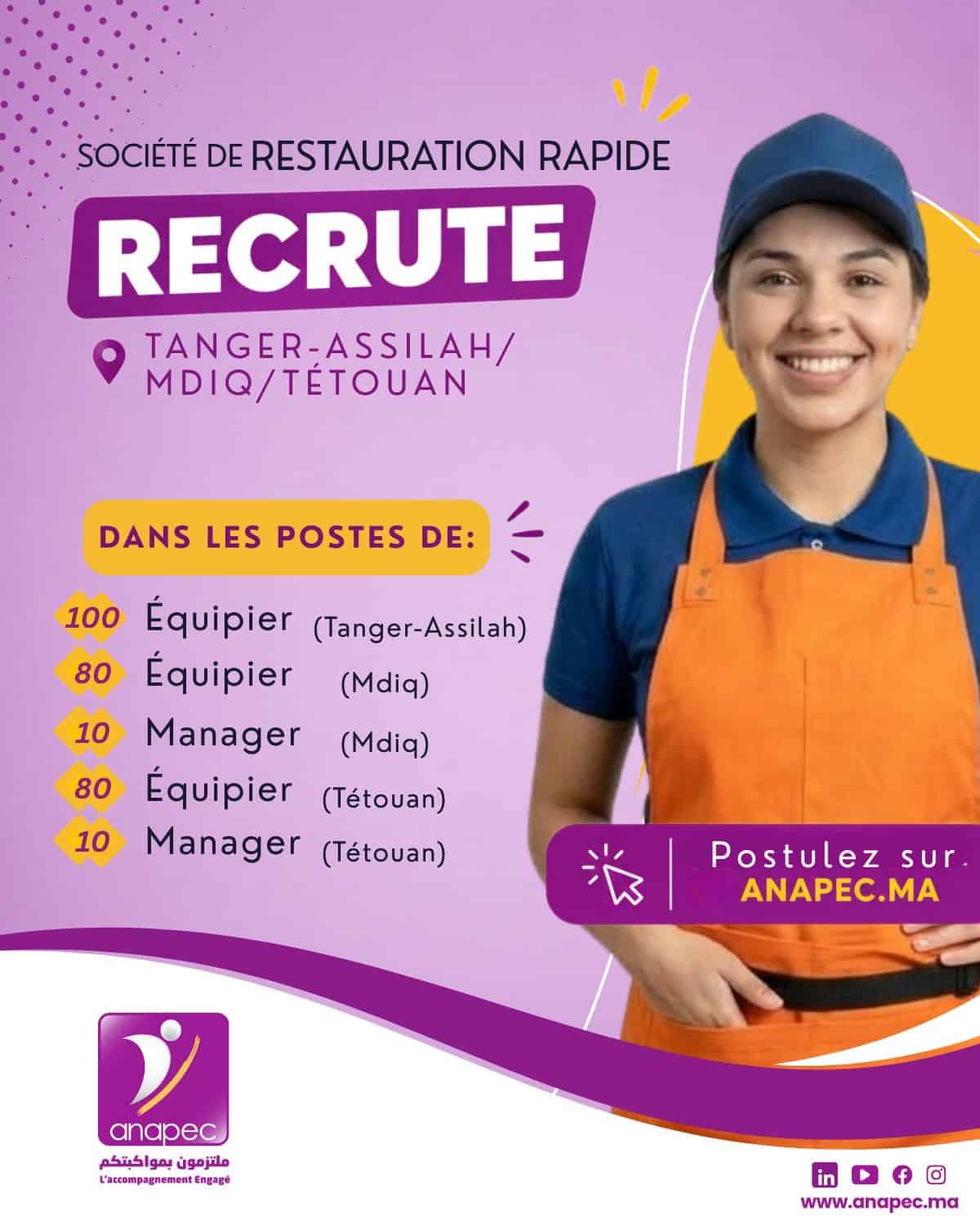 ANAPEC recrute
